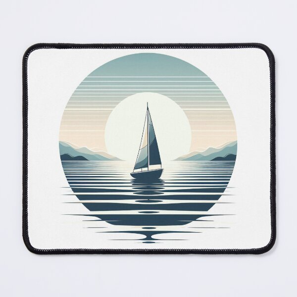 Item preview, Serenity at Sea - Minimalist Nautical Artwork designed and sold by PrayMerch.