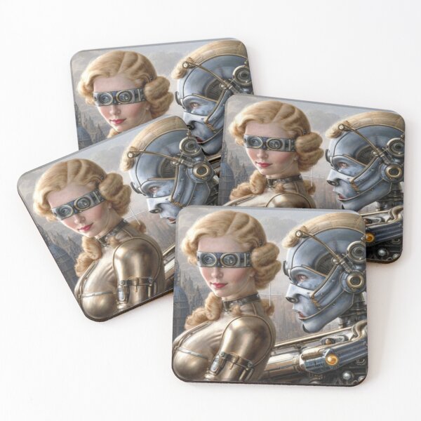 Item preview, Cyborg woman in a mystical world designed and sold by FotoworldEdel.