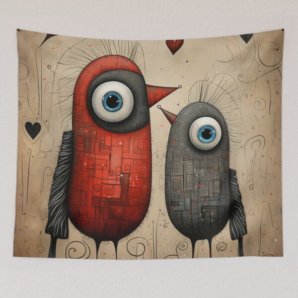 Item preview, Lovebirds designed and sold by whitecat23.