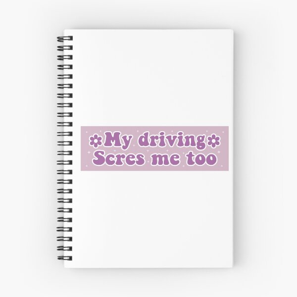 Item preview, My Driving Scares Me Too Cute Funny Car Bumper designed and sold by BUMPER-STICKERS.