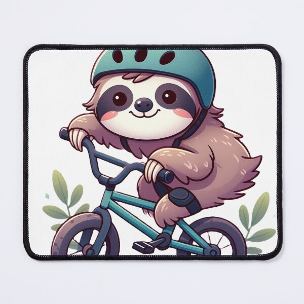 Item preview, Sloth rides BMX bike motif designed and sold by GW89.