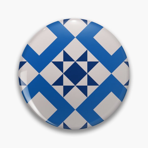 Item preview, Geometric tile with blue tones floor inspiration Mediterranean summer tiles designed and sold by by Mònica Roca.