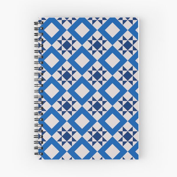 Item preview, Geometric tile with blue tones floor inspiration Mediterranean summer tiles designed and sold by by Mònica Roca.