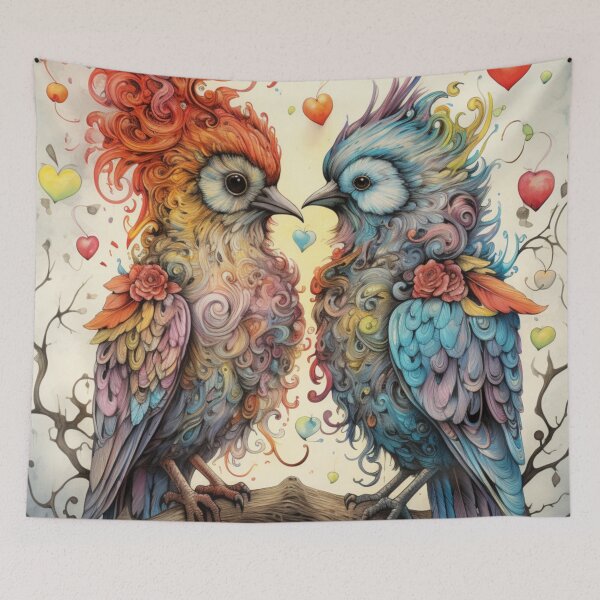 Item preview, Lovebirds designed and sold by whitecat23.