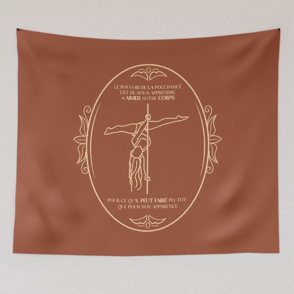 Item preview, Quote from Pole Dance Illustrated terracotta designed and sold by MarieBlly.