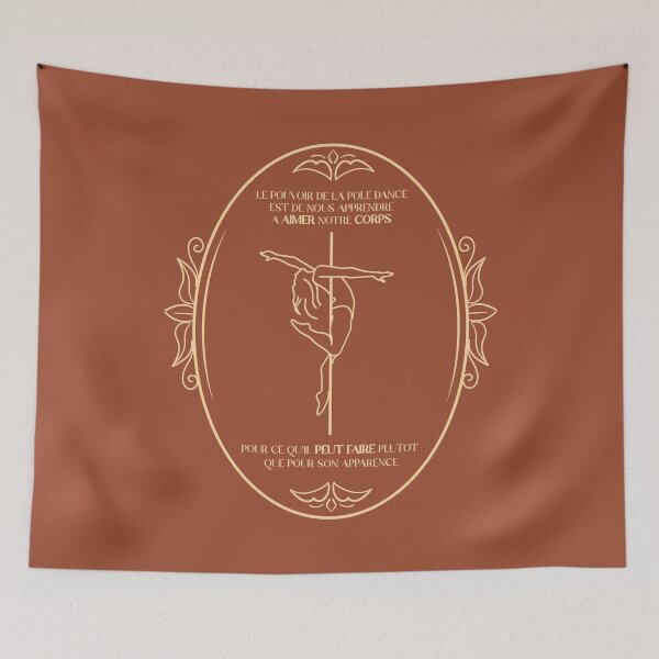 Item preview, Quote from Pole Dance Illustrated terracotta designed and sold by MarieBlly.