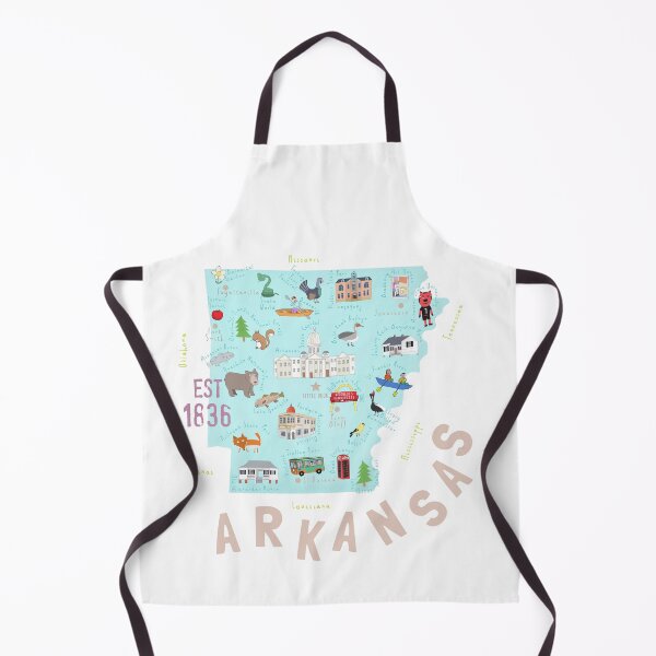 Item preview, Arkansas, USA State Map By Artist Carla Daly designed and sold by Carla Daly.