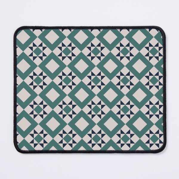 Item preview, Geometric tile with green tones floor inspiration Mediterranean summer tiles designed and sold by by Mònica Roca.
