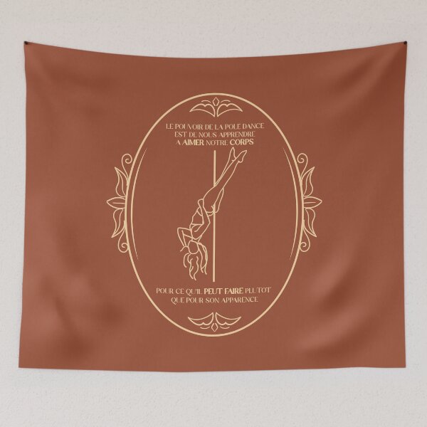 Item preview, Quote from Pole Dance Illustrated terracotta designed and sold by MarieBlly.