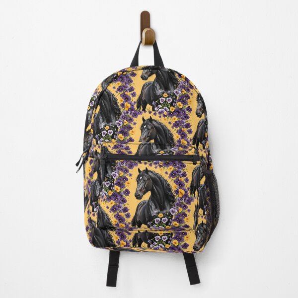 Item preview, A New Jersey Horse Surrounded By Common Violet Flowers designed and sold by taiche.