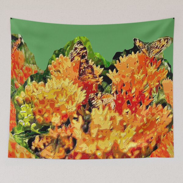 Item preview, Butterflies on Orange Blossoms Topography designed and sold by kristalcurt.