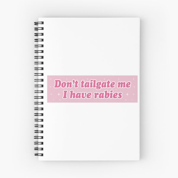 Item preview, Don't Tailgate Me I Have Rabies Funny Bumper designed and sold by BUMPER-STICKERS.