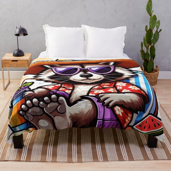 Item preview, raccoon beach designed and sold by aliraweb.
