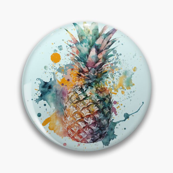 Item preview, Watercolor Pineapple designed and sold by HolidayBug.