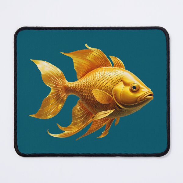 Item preview, Gold fish designed and sold by Attic-Junk.