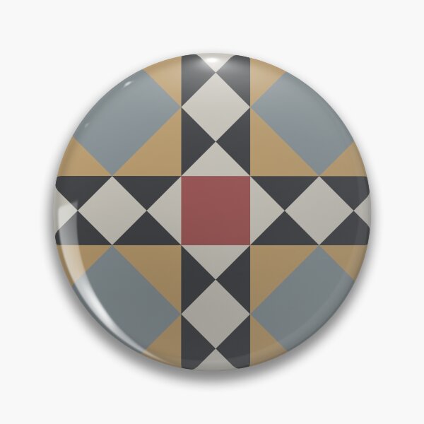 Item preview,   Geometric Pattern of Italian Villa Summer Tiles in earth tones designed and sold by by Mònica Roca.