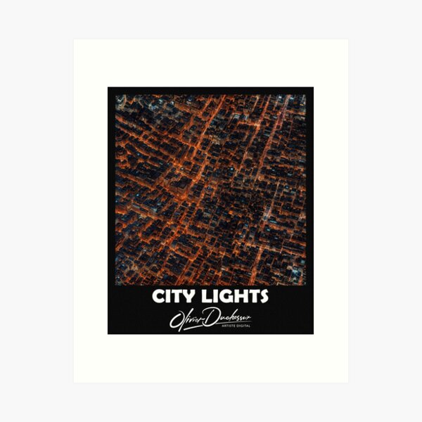 Aperçu de l'œuvre City lights 10 créée et vendue par olivier duchossoir.