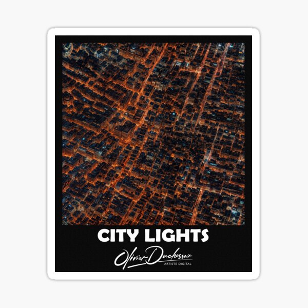 Aperçu de l'œuvre City lights 10 créée et vendue par olivier duchossoir.