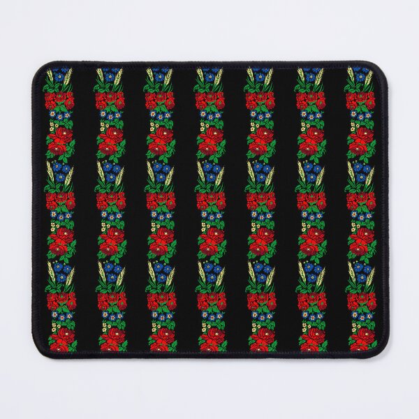 Item preview, Slavic folklore ribbons 2024 version, black, large pattern designed and sold by Folkiestore.