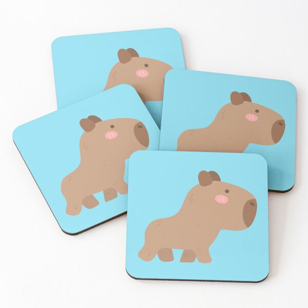 Item preview, cute sweet hand drawn capybara designed and sold by nuchz.