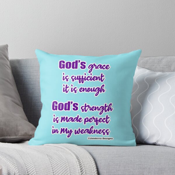 Item preview, God’s grace is sufficient it is enough  designed and sold by JanderraDesigns.