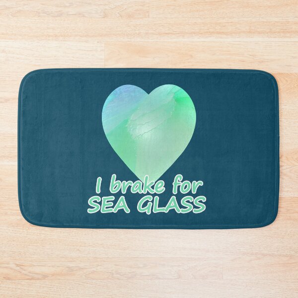 Item preview, Abstract Seafoam Sea Glass Heart designed and sold by Beachy.