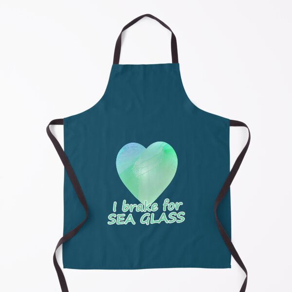 Item preview, Abstract Seafoam Sea Glass Heart designed and sold by Beachy.