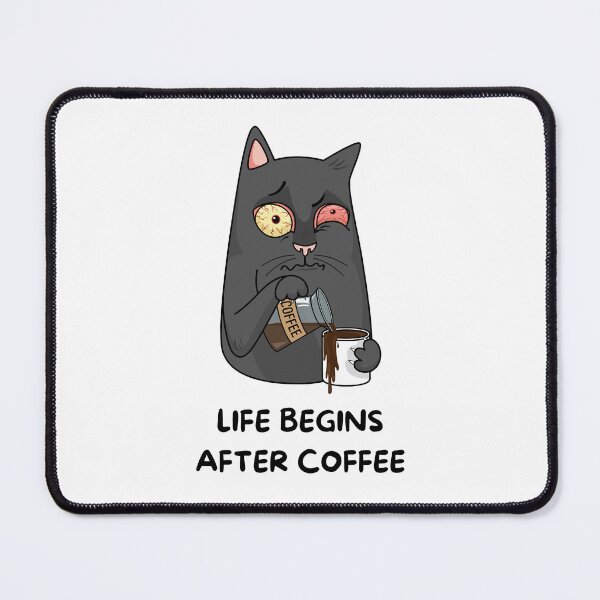 Item preview, LIFE BEGINS AFTER COFFEE | SLEEP WELL designed and sold by MUDUGAMU.