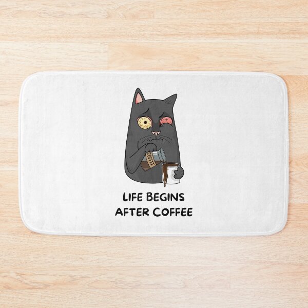 Item preview, LIFE BEGINS AFTER COFFEE | SLEEP WELL designed and sold by MUDUGAMU.