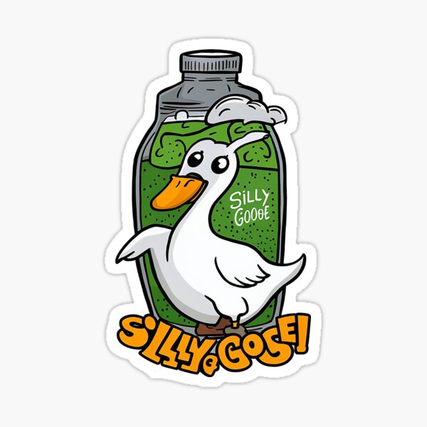Aperçu de l'œuvre  Silly Goose Juice Oiseau mignon | jus vert créée et vendue par Verycutethings.
