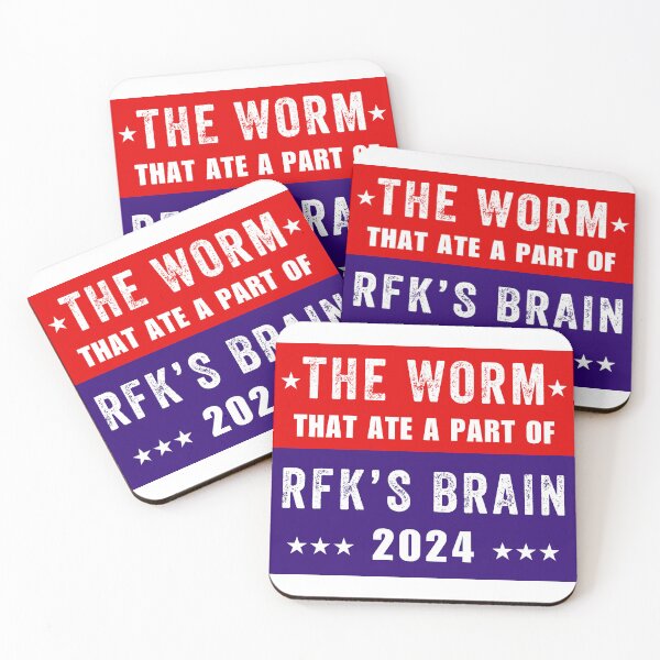 Item preview, The Worm That Ate A Part Of RFK’s Brain 2024 designed and sold by ANNINOART ⭐⭐⭐⭐⭐.
