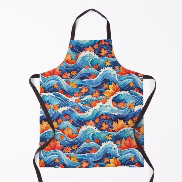 Item preview, Leaves dance in the waves designed and sold by MoxisWatercolor.