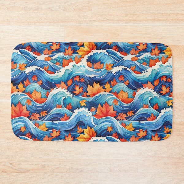 Item preview, Leaves dance in the waves designed and sold by MoxisWatercolor.