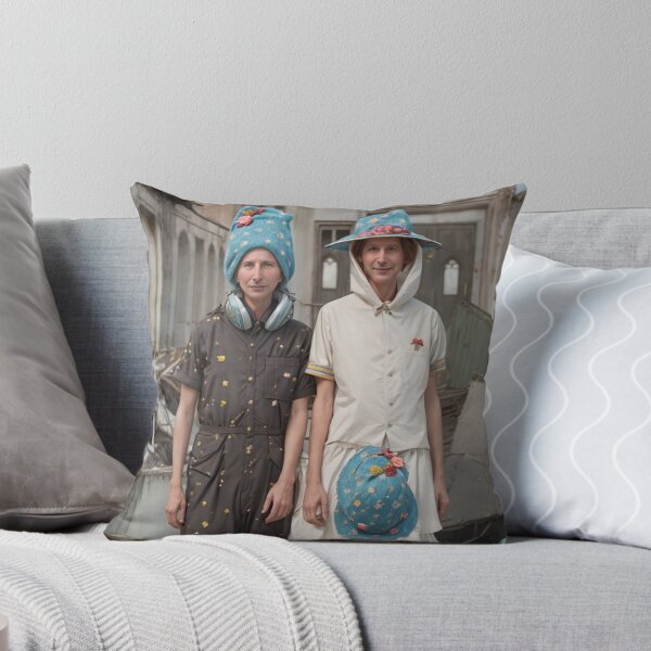Item preview, Weird couple wearing funny blue hats designed and sold by KALEIDOSCOPE UK.