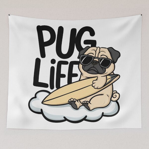 Item preview, Pug Life  designed and sold by Hairball-Pets.