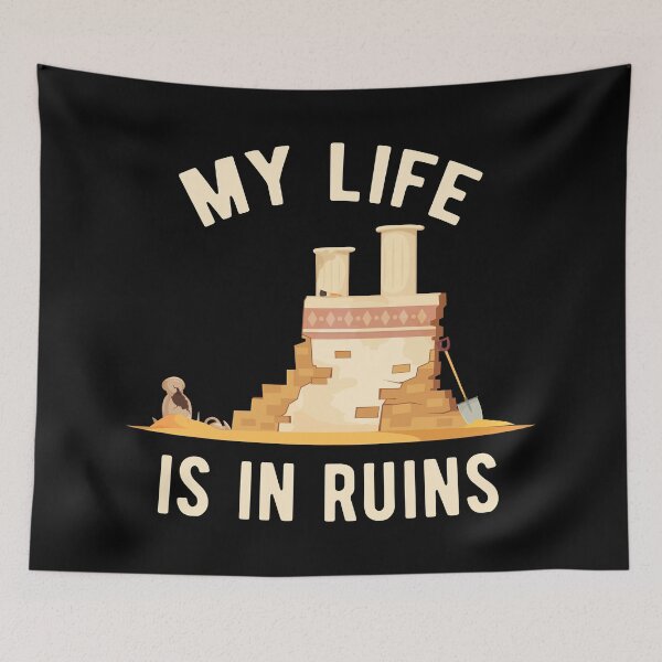 Item preview, Archaeology Ruins Archaeologist  designed and sold by Turie.