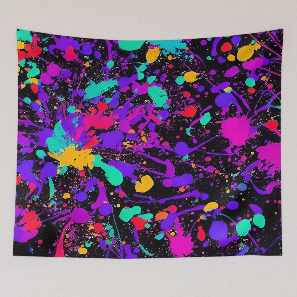Item preview, Printed image of paint splatters v2 designed and sold by JaReVa.