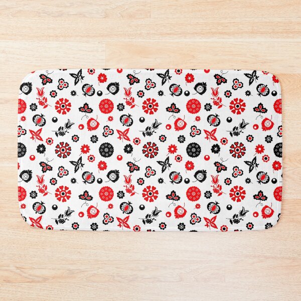Item preview, Slovacko shirt embroidery motifs 2024 version, white, red, black. designed and sold by Folkiestore.