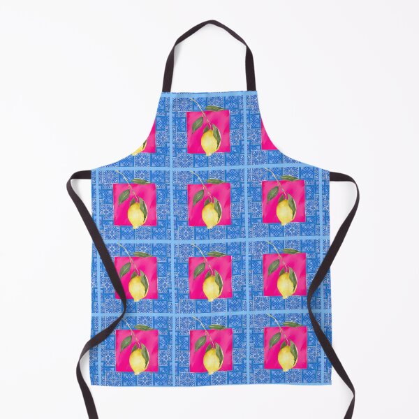 Item preview, Blue,lemon,mosaic tiles,Mediterranean tiles  designed and sold by MariaMarinova.