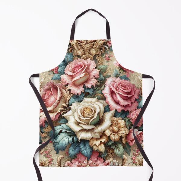 Item preview, Matte Teal, Pink & Gold Damask & Roses designed and sold by DesignsByPrnces.