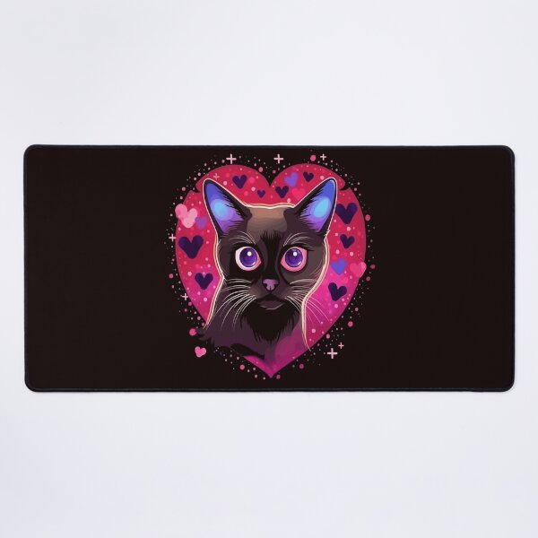 Item preview, Siamese Cat Valentine designed and sold by creativellashop.