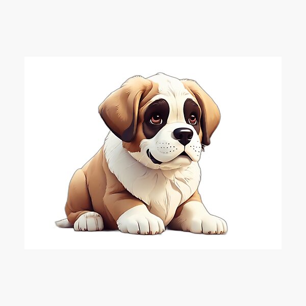 Item preview, Adorable St Bernard designed and sold by NeatThingLover.