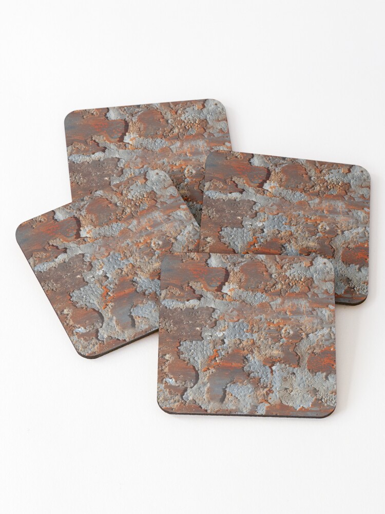 Thumbnail 1 of 5, Coasters (Set of 4), Rusty Metal Texture designed and sold by Visual-Elixir.