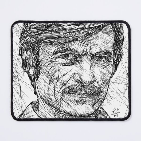 Item preview, ANDREI TARKOVSKY ink portrait .1 designed and sold by lautir.