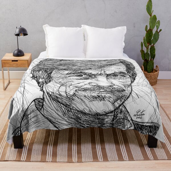 Item preview, ANDREI TARKOVSKY ink portrait .1 designed and sold by lautir.