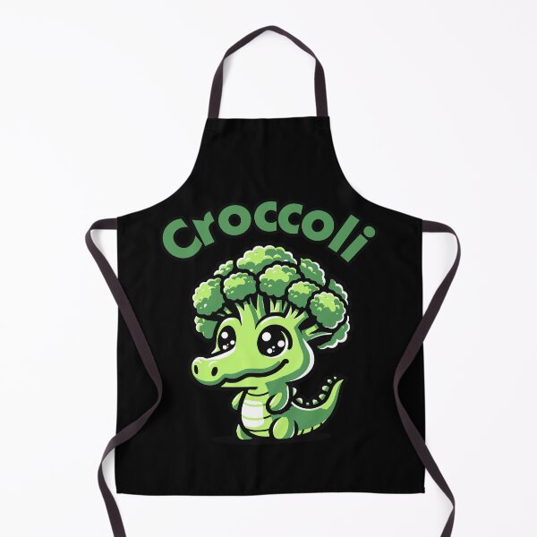Item preview, Croccoli T-Shirt: Kawaii Crocodile with Broccoli Head - Cute Pun Design designed and sold by DesignedByMarty.