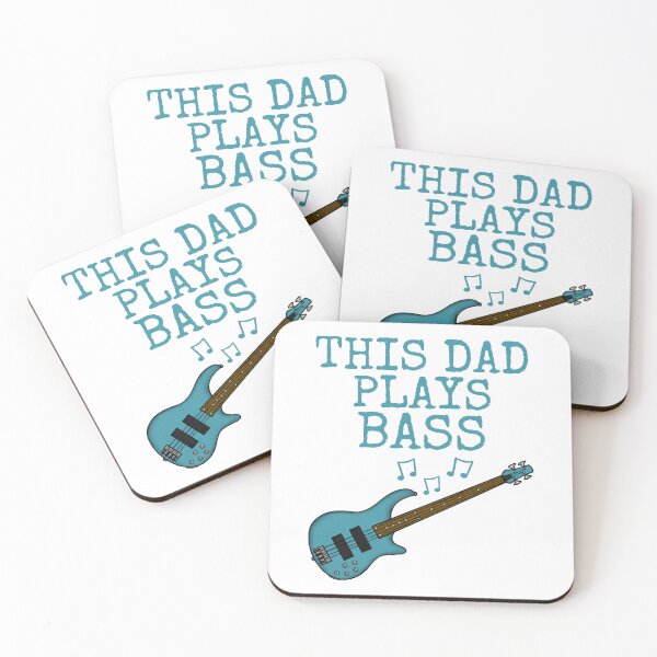 Item preview, This Dad Plays Bass, Bass Guitar Bassist Father's Day designed and sold by doodlerob.