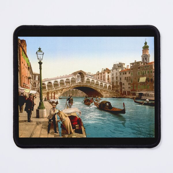 Item preview, Venice Rialto Bridge Italy 1890s designed and sold by RocketshipRetro.