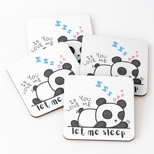 Item preview, Sleepy Panda: Don't Disturb My Purrfect Nap, If You Love Me Let Me Sleep designed and sold by Amazing-Kortez.