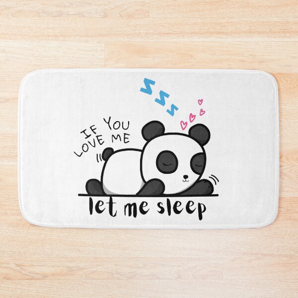 Item preview, Sleepy Panda: Don't Disturb My Purrfect Nap, If You Love Me Let Me Sleep designed and sold by Amazing-Kortez.